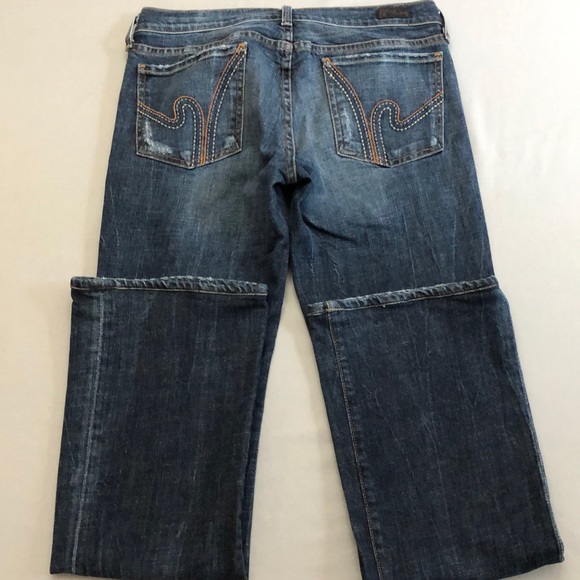CITIZENS Nic Nac 108 l Sz 30 l Low Waist Boot Cut Jeans - Picture 8 of 12